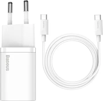 BASEUS SUPER SI 25W PUNJAC 125203 BASEUS 25W PUNJAČ SA KABLOM ZA SMARTPHONE TELEFON SUPER SI - PODRŽAVA BRZO PUNJENJE - BROJ PORTOVA ZA USB TIP-C: 1 - BOJA PROIZVODA: BIJELA - MAKSIMALNA SNAGA: 25W - TEŽINA: 51 G (1 / 12)