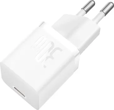 BASEUS CCGN070502 125438 BASEUS GAN5 30W MINI ZIDNI PUNJAČ (CCGN070502) - BOJA: BELA - MATERIJAL: PC - ULAZ: AC 100-240 V 50/60 HZ 0.8 A MAKS. - TYPE C IZLAZ - DIMENZIJE: 34 × 28 MM - TEŽINA: 41 G (2 / 5)