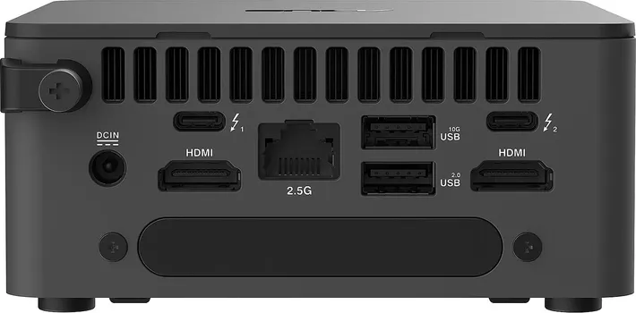 ASUS NUC 13PRO, RNUC13ANHI300002I, INTEL CORE I3-1315U/INTEL UHD GRAPHICS/4XUSB/M.2 22X80 NVME 22X42 SATA/2.5 SATA SLOT/2,5GBE LAN/2XHDMI/ 2X THUNDERBOLT 4 (USB-C+DP)/NO STORAGE/NO RAM/AX211.NGWG.NV/NO OS/EU CORD/TALL KIT(L6) (1 / 4)