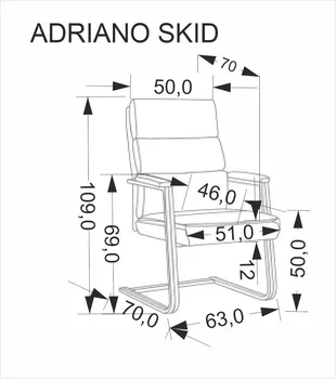 CILIMARA FOTELJA KANCELARIJSKA ADRIANO SKID CRNA-5905248134850 (4 / 4)