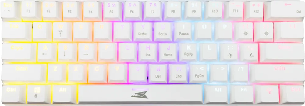 BARACUDA TIPKOVNICA BGK-03211 DOLPHIN BIJELA-MEHANICKA / US - CRVENI.SW DOLPHIN BGK-03211, ŽIČANA, GAMING, MEHANIČKA, RED SWITCHES, US LAYOU... (1 / 1)