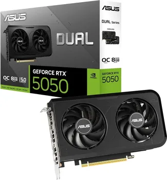 ASUS VGA DUAL-RTX5050-O8G 8GB GDDR6 OC, 128-BIT, 3X DP, 1X HDMI (2 / 2)