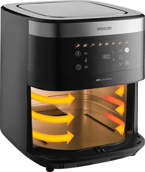 SENCOR SFR 9000SS FRITEZA NA VRUĆ VAZDUH KARAKTERISTIKE - TIP: FRITEZA NA VRUĆ VAZDUH SNAGA: 1.700W FILTER: ALUMINIJUMSK (10 / 17)