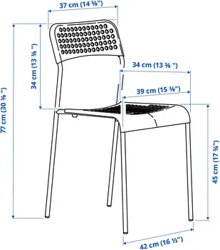 IKEA SANDSBERG STOLICA 106.054.24 (6 / 6)
