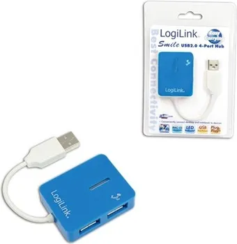 LOGILINK HUB SMILE 4 PORT, USB 2.0 (1 / 1)