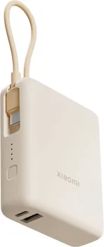 XIAOMI 33W POWER BANK 10000 (INTEGRATED CABLE) TAN │ KOMPAKTAN DIZAJN │ INTEGRISANI USB-C KABL │ BRZO PUNJENJE DO 33W │ KAPACITET 10,000MAH (3 / 4)
