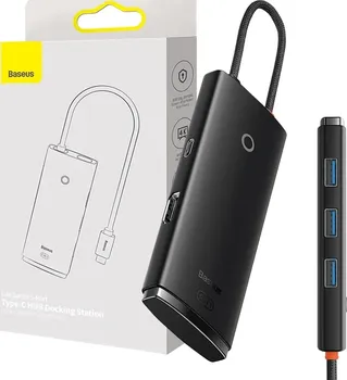 BASEUS BASEUS LITE 5-U-1 HUB │ USB-C NA 3X USB 3.0 + USB-C + HDMI │ BRZINA PRENOSA DO 500 MBPS │ 4K REZOLUCIJA │ KOMPATIBILNOST SA WINDOWS, IOS, LINUX, ANDROID │ OTG FUNKCIJA (2 / 8)