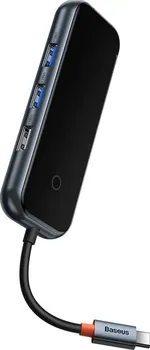 BASEUS ACMEJOY 5-U-1 HUB │ USB-C NA 2XUSB 3.0 + USB 2.0 + USB-C PD + RJ45 │ BRZINA PRIJENOSA DO 500 MB/S │ PODRŠKA ZA BRZO PUNJENJE PD 100 W │ PLUG&PLAY TEHNOLOGIJA (4 / 9)