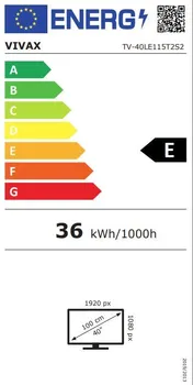 VIVAX 40LE115T2S2 [40 / FHD] (14 / 14)