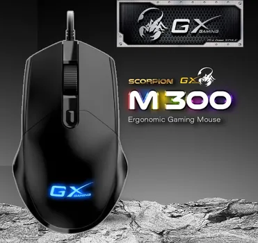 GENIUS M300 RGB ŽIČANI MIŠ, CRNA BOJA (2 / 3)