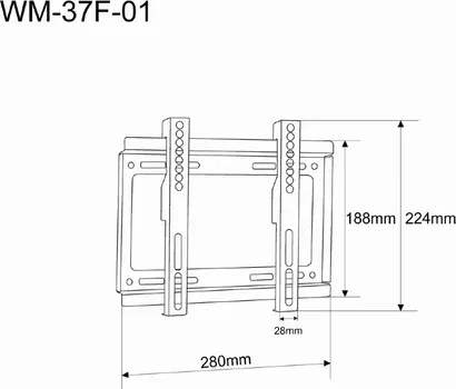 GEMBIRD WM-37F-01 [17-37 / 25kg max] (7 / 7)