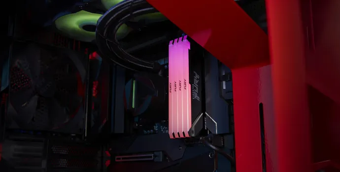 KINGSTON DIMM DDR4 8GB / 3600MHz KF436C17BB2A/8 FURY BEAST RGB (7 / 10)