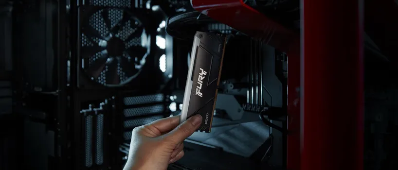 KINGSTON DIMM DDR4 8GB / 3600MHz KF436C17BB2A/8 FURY BEAST RGB (10 / 10)