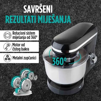 VITAPUR KUHINJSKI ROBOT INFINITY PRO, 1400W, CRNI (10 / 14)