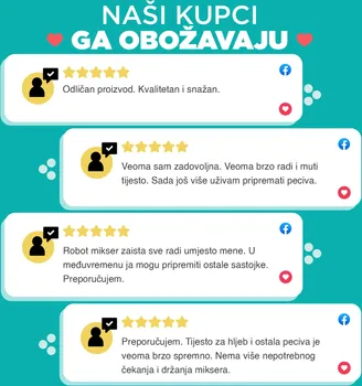 VITAPUR KUHINJSKI ROBOT INFINITY PRO, 1400W, CRNI (14 / 14)