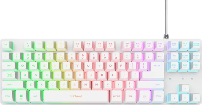 TRUST GXT833 THADO TASTATURA, ŽIČANA, BIJELA, TKL, GAMING (3 / 3)