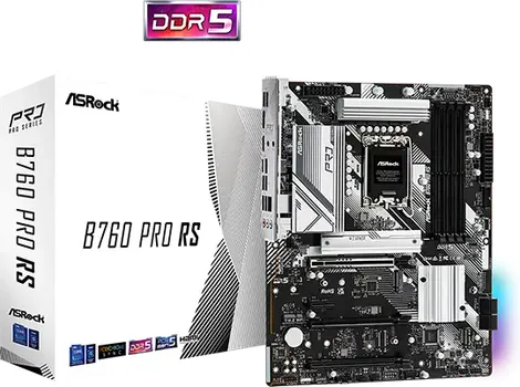 ASROCK MB B760 PRO RSINTEL B760, LGA1700, 4XDDR53XM.2, 4XSATA, RAID, HDMI, DP, ATX (1 / 1)