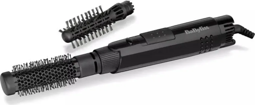 BABYLISS SMOOTH SHAPE AS86E FEN ČETKA │ SNAGA 300 W │ 2 NIVOA TEMPERATURE │ NASTAVAK ZA MEKIM ČEKINJAMA 19 MM │ KERAMIČKI NASTAVAK 25 MM │ DUGME ZA HLADAN VAZDUH │ ROTIRAJUĆI KABL 1,8 M (1 / 5)