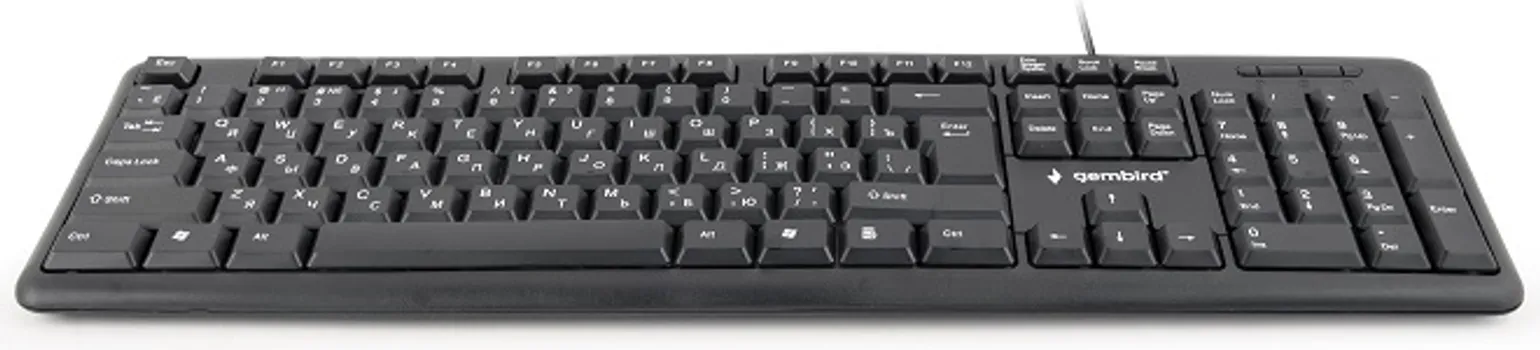 GEMBIRD KB-U-103 TASTATURA PUNE VELIČINE 104-TASTERA, ŽIČANA SA USB POVEZIVANJEM, MEMBRANSKI TASTERI, SLOVNI RASPORED (US) (3 / 3)