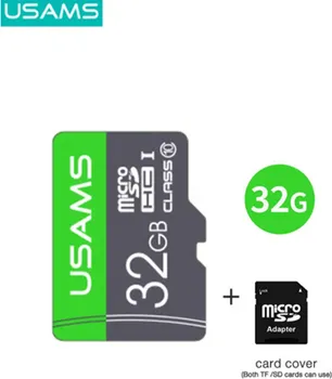 USAMS US-ZB118 HIGH SPEED TF CARD 32G +ADAPTER GREEN (1 / 1)