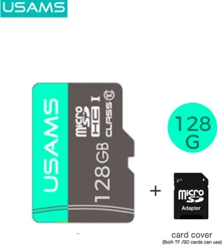 USAMS US-ZB269 HIGH SPEED TF CARD 128G +ADAPTER GREEN (1 / 1)