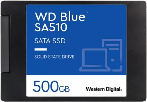 WD BLUE 500GB SA510 SATA SSD 2.5 /7MM, 560MB/S READ, 510MB/S WRITE, 3D NAND (1 / 3)