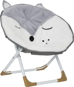 ATMOSPHERA DJEČIJA STOLICA FOX 50X40X52CM SKLOPIVA SIVA/BIJELA (1 / 2)