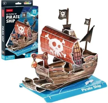 CBF231996 CUBIC FUN PUZZLE PIRATE SHIP W3121H (1 / 2)