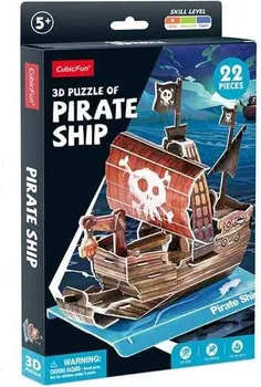 CBF231996 CUBIC FUN PUZZLE PIRATE SHIP W3121H (2 / 2)