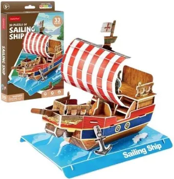 CBF232009 CUBIC FUN PUZZLE SAILING SHIP W3122H (1 / 2)