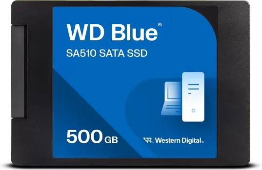 WESTERN DIGITAL WD BLUE SA510 500GB SATA SSD 2.5 CASED │ KAPACITET 500GB │ BRZINA ČITANJA DO 560MB/S │ KOMPATIBILNOST SA 2.5 /7MM I M.2 2280 FORMATIMA │ 3D NAND TEHNOLOGIJA (1 / 5)