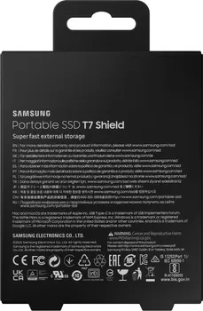 SAMSUNG T7 SHIELD 2TB BLACK EKSTERNI SSD DISK │ IP65 OTPORNOST │ BRZINA ČITANJA DO 1.050 MB/S │ BRZINA ZAPISIVANJA DO 1.000 MB/S │ KAPACITET 1TB │ USB 3.2 GEN 2 I PCIE NVME TEHNOLOGIJA │ GUMIRANI DIZAJN (2 / 11)