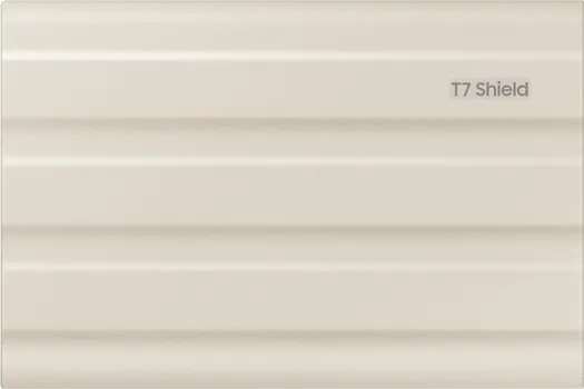 SAMSUNG T7 SHIELD 1TB BEIGE EKSTERNI SSD DISK │ IP65 OTPORNOST │ BRZINA ČITANJA DO 1.050 MB/S │ BRZINA ZAPISIVANJA DO 1.000 MB/S │ KAPACITET 1TB │ USB 3.2 GEN 2 I PCIE NVME TEHNOLOGIJA │ GUMIRANI DIZAJN (3 / 4)