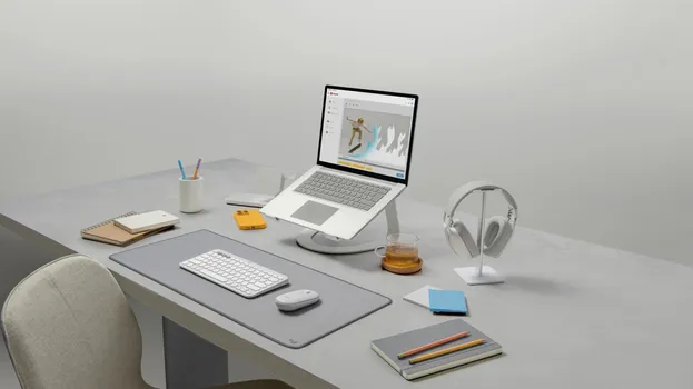 LOGITECH PEBBLE 2 COMBO TONAL WHITE US INTERNATIONAL (QWERTY) TASTATURA I MIŠ KOMPLET │ BLUETOOTH LOW ENERGY │ UPARIVANJE SA DO 3 UREĐAJA │ TIHI KLIKOVI SA SILENT TOUCH TEHNOLOGIJOM │ DPI: 400-4000 DPI (8 / 9)