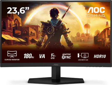 AOC 23.6 INČA C24G42E FHD 1920X1080 VA 180 HZ ZAKRIVLJENI GAMING MONITOR 23.6 INČA C24G42E FHD 1920X1080 VA 180 HZ ZAKRIVLJENI GAMING MONITOR (1 / 9)