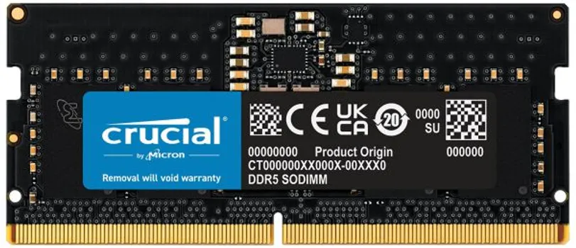 CRUCIAL DDR5 8GB SODIMM 5600 (1 / 2)