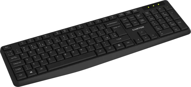 CANYON KEYBOARD KB-W01 WIRELESS BLACK (2 / 4)