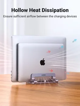 UGREEN DVOSTRUKI VERTIKALNI ALUMINIJSKI STALAK ZA PRIJENOSNO RAČUNALO (6 / 8)