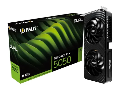 PALIT VGA 5050 DUAL 8GB 8GB GDDR6, 128-BIT, 3X DP, 1X HDMI (3 / 3)