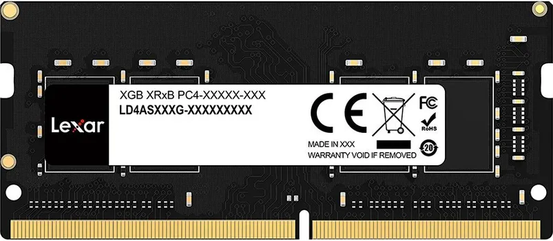 LEXAR DDR4 8GB 260 PIN SO-DIMM 3200MBPS, CL22, 1.2V- BLISTER PACKAGE (1 / 1)