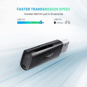 UGREEN ČITAČ KARTICA SD/MICROSD USB 3.0 (5 / 8)