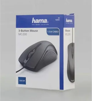 HAMA MIŠ MC-200 ŽIČNI, CRNI (2 / 3)