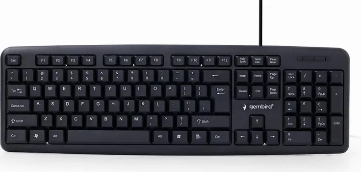 GEMBIRD TASTATURA STANDART USB ENG/BLACK KB-U-103 (1 / 7)