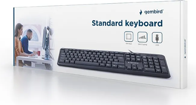 GEMBIRD KB-U-103 STANDARDNA US LAYOUT BLACK USB*272 (1 / 1)