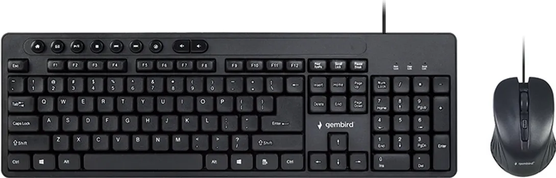 GEMBIRD TASTATURA + MIŠ, KBS-UM-04, MULTIMEDIA USB, USA LAYOUT (1 / 4)