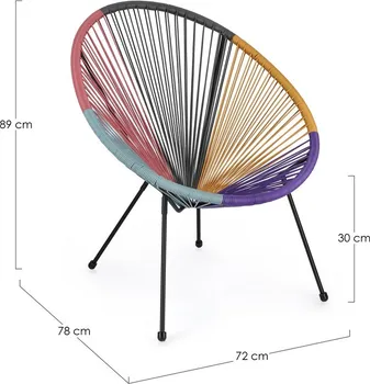 ANDREA BIZZOTTO PARKER 72x78x89x30CM (9 / 10)