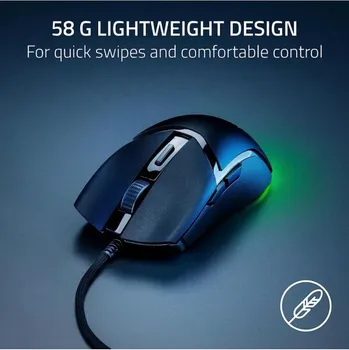 RAZER COBRA LIGHTWEIGHT WIRED MOUSE CHROMA RGB (20 / 20)