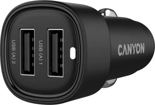 CANYON CAR CHARGER ONDRIVE 24 24W 2XUSB-A BLACK (2 / 5)