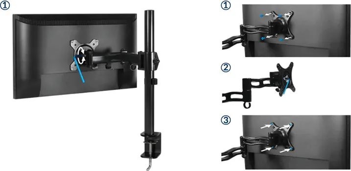 ARCTIC Z1 BASIC DESK MOUNT MONITOR ARM [13-32in] (1 / 6)