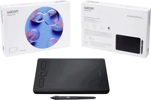 WACOM INTUOS PRO S PTH460K0B AKTIVNA POVRŠINA 160MM X 100MM, REZOLUCIJA 5080 LPI, OSJETLJIVOST 8.192 NIVOA PRITISKA, INTERFEJS: BLUETOOTH, USB 2.0 (1 / 10)